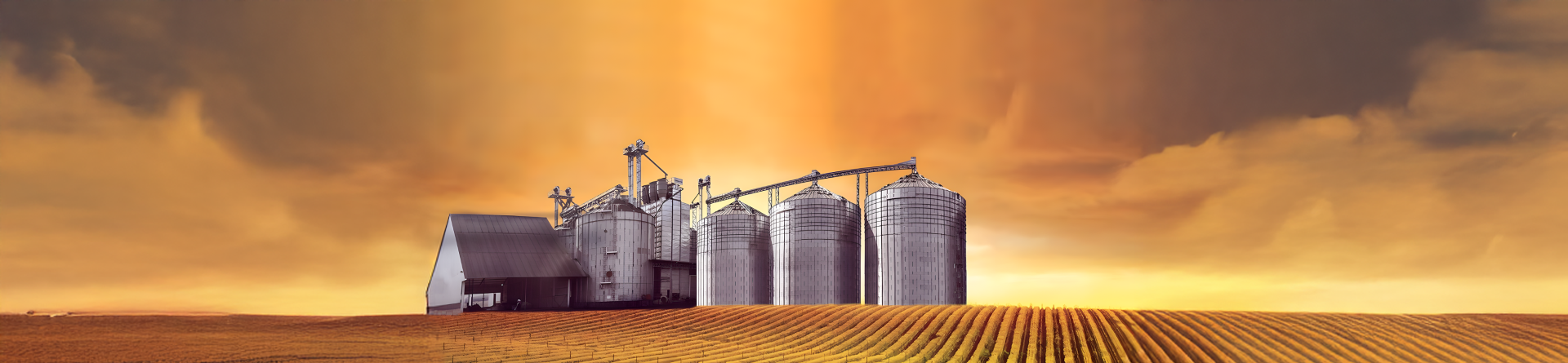 fazenda e silos